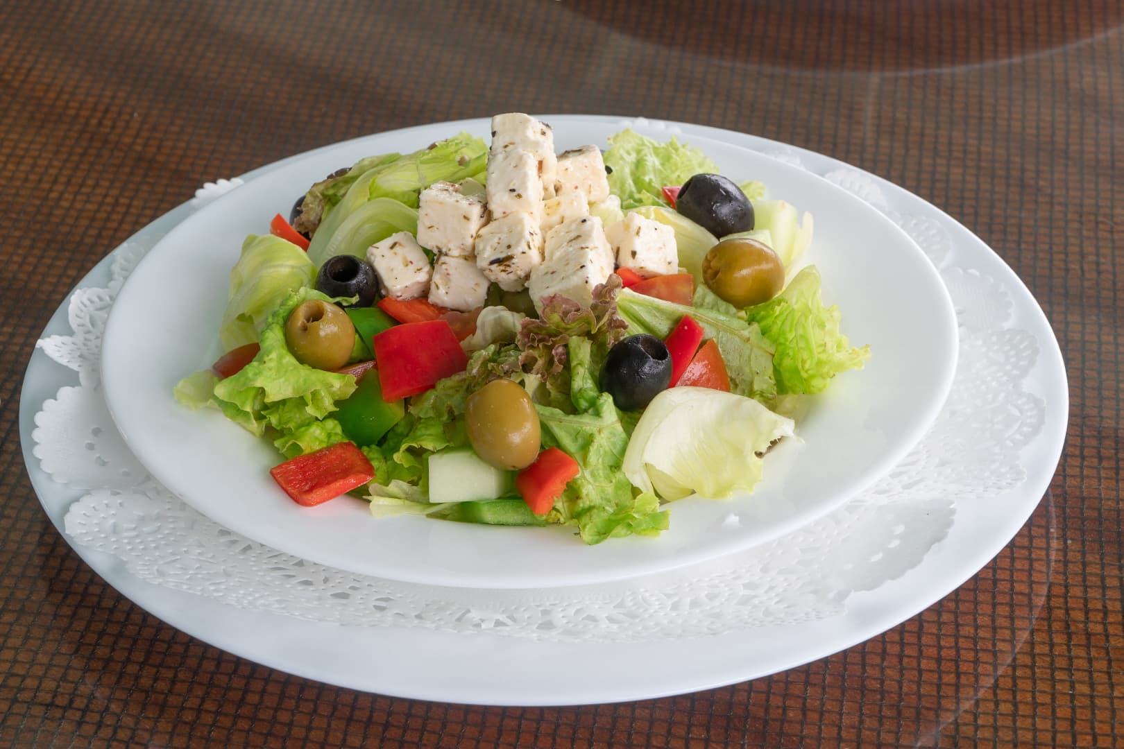 GREEK SALAD (Keto But Not Vegan,Diabetic-Friendly with Reduced Carbs/Sugar)