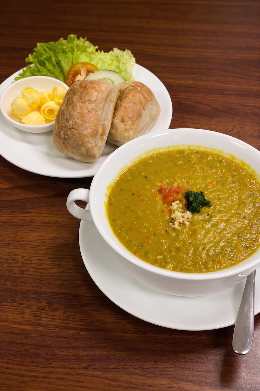 INDIAN DAL WITH ITALIAN CIABATTA (Vegan, High-Fiber, Diabetic-Friendly with Reduced Carbs/Sugar)