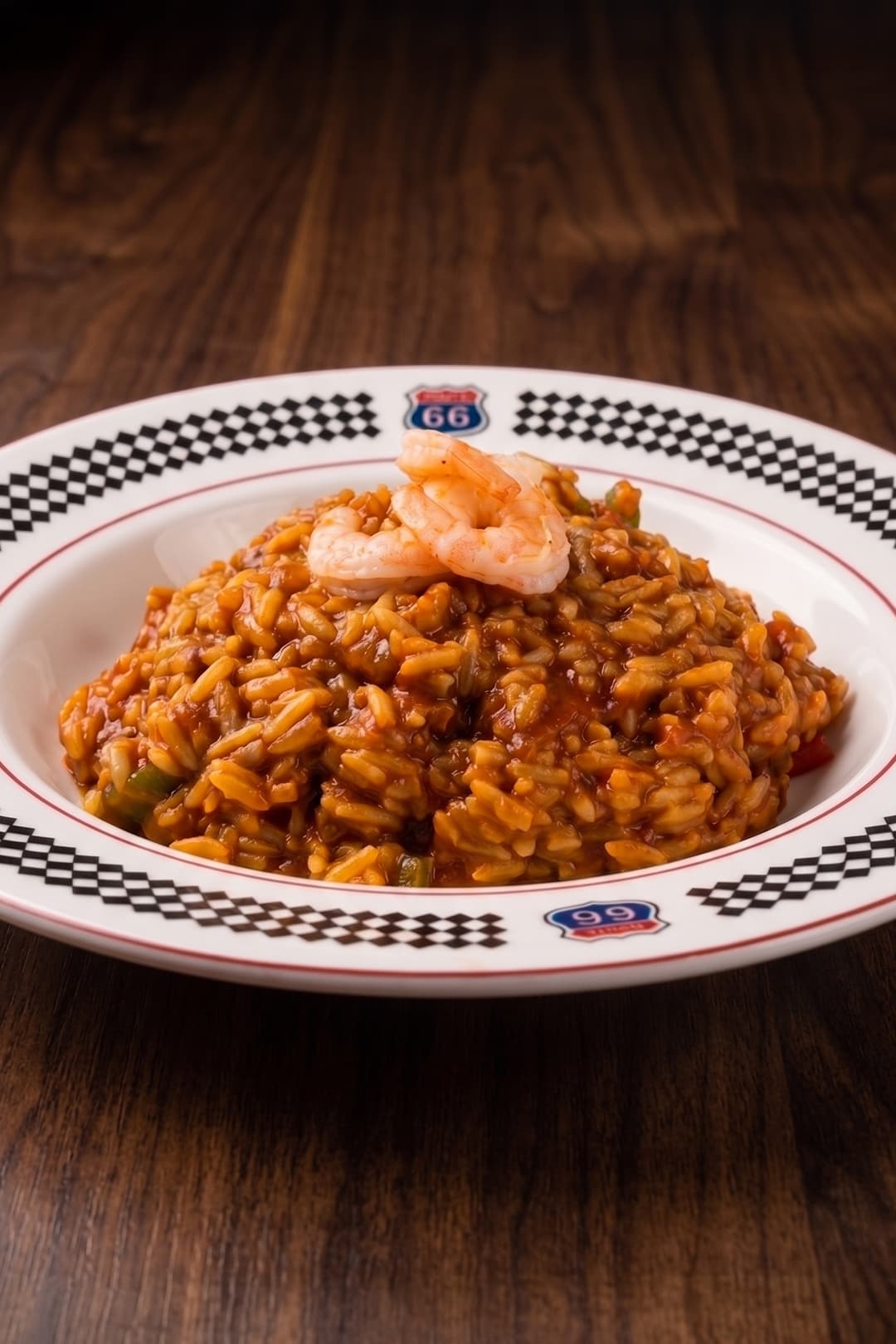 Louisiana Spicy Jambalaya with Shirataki Rise or Garlic Spinach (Keto But Not Vegan, Diabetic-Friendly with Reduced Carbs/Sugar)