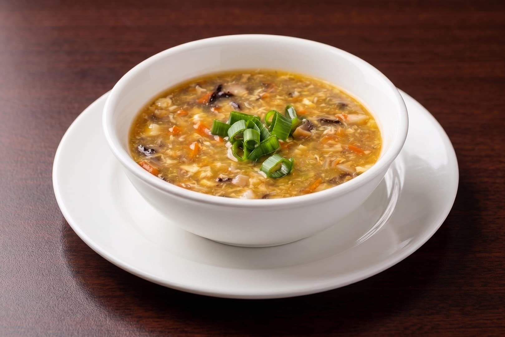 SZECHUAN HOT AND SOUR SOUP (Diabetic-Friendly with Reduced Carbs/Sugar)