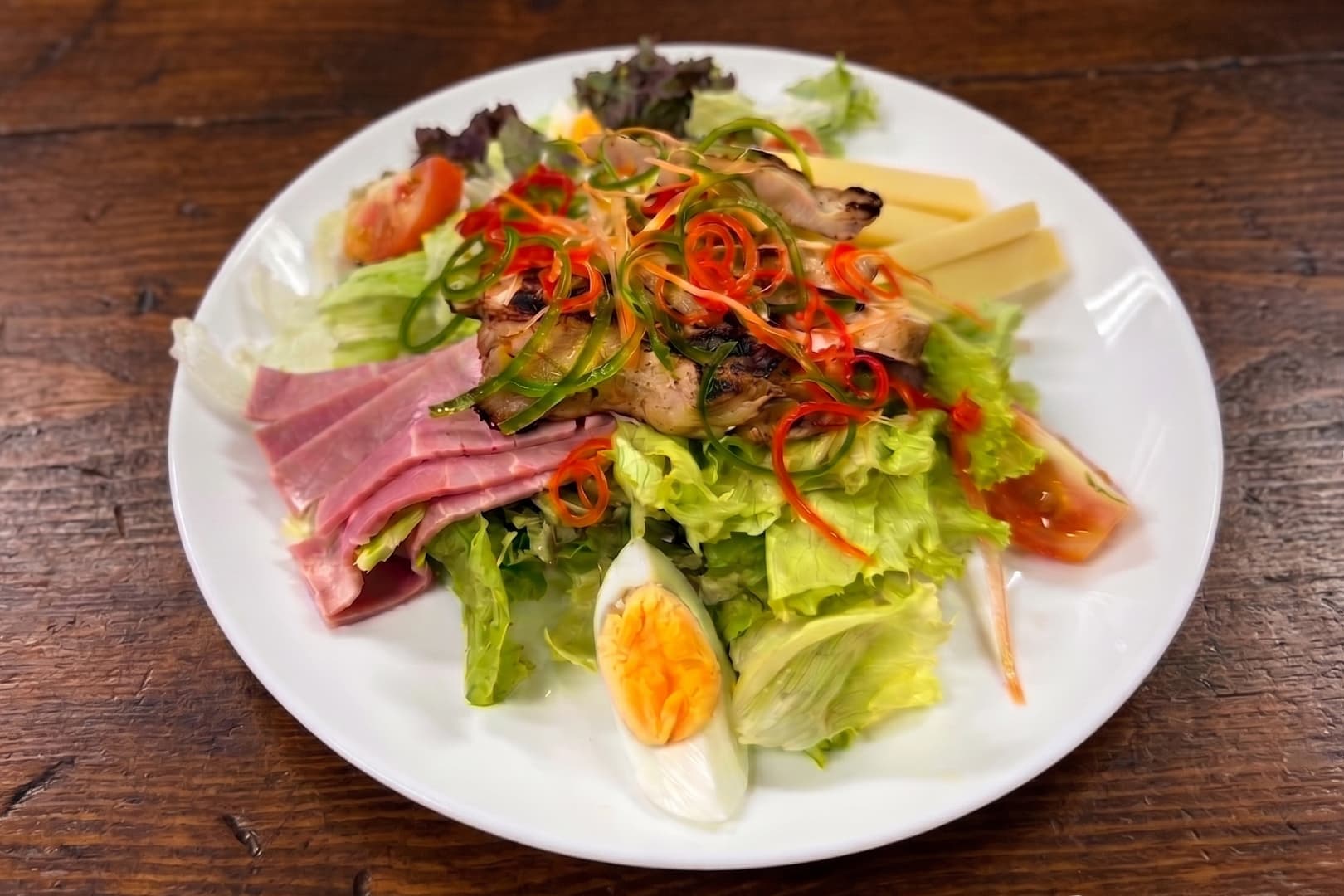 CHEF´S SALAD (Keto But Not Vegan,Diabetic-Friendly with Reduced Carbs/Sugar)