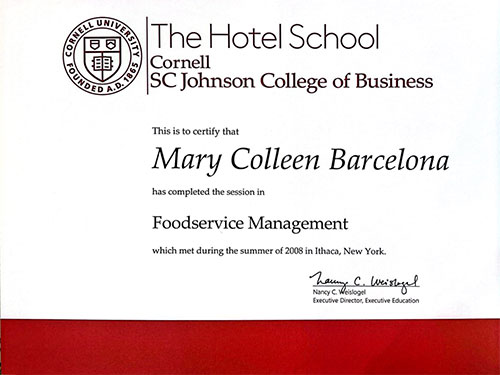 <p><strong>Colleen S. Barcelona</strong></p>
 3